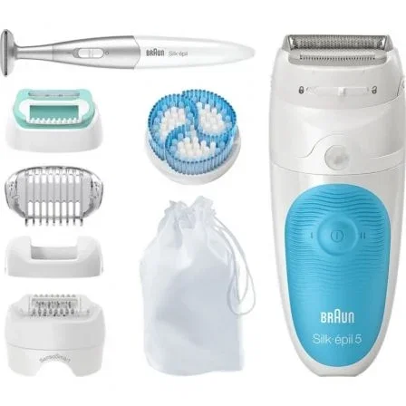 Braun Silk-épil Series 5 5-815 Depiladora con Batería y 5 Accesorios